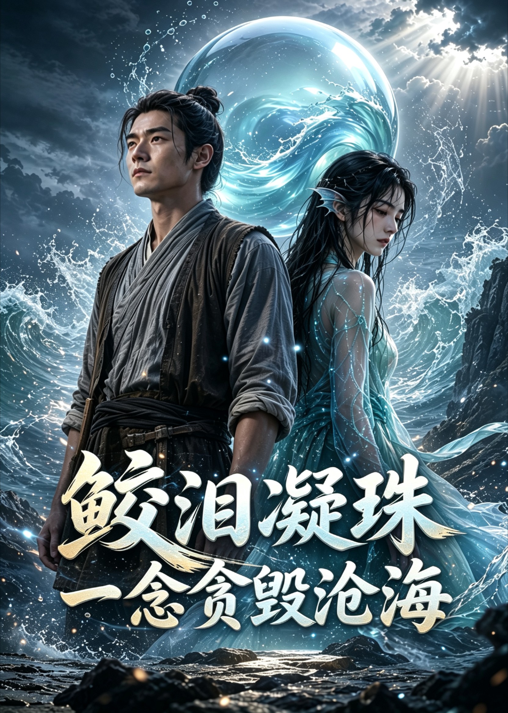 鲛泪凝珠，一念贪毁沧海 海报
