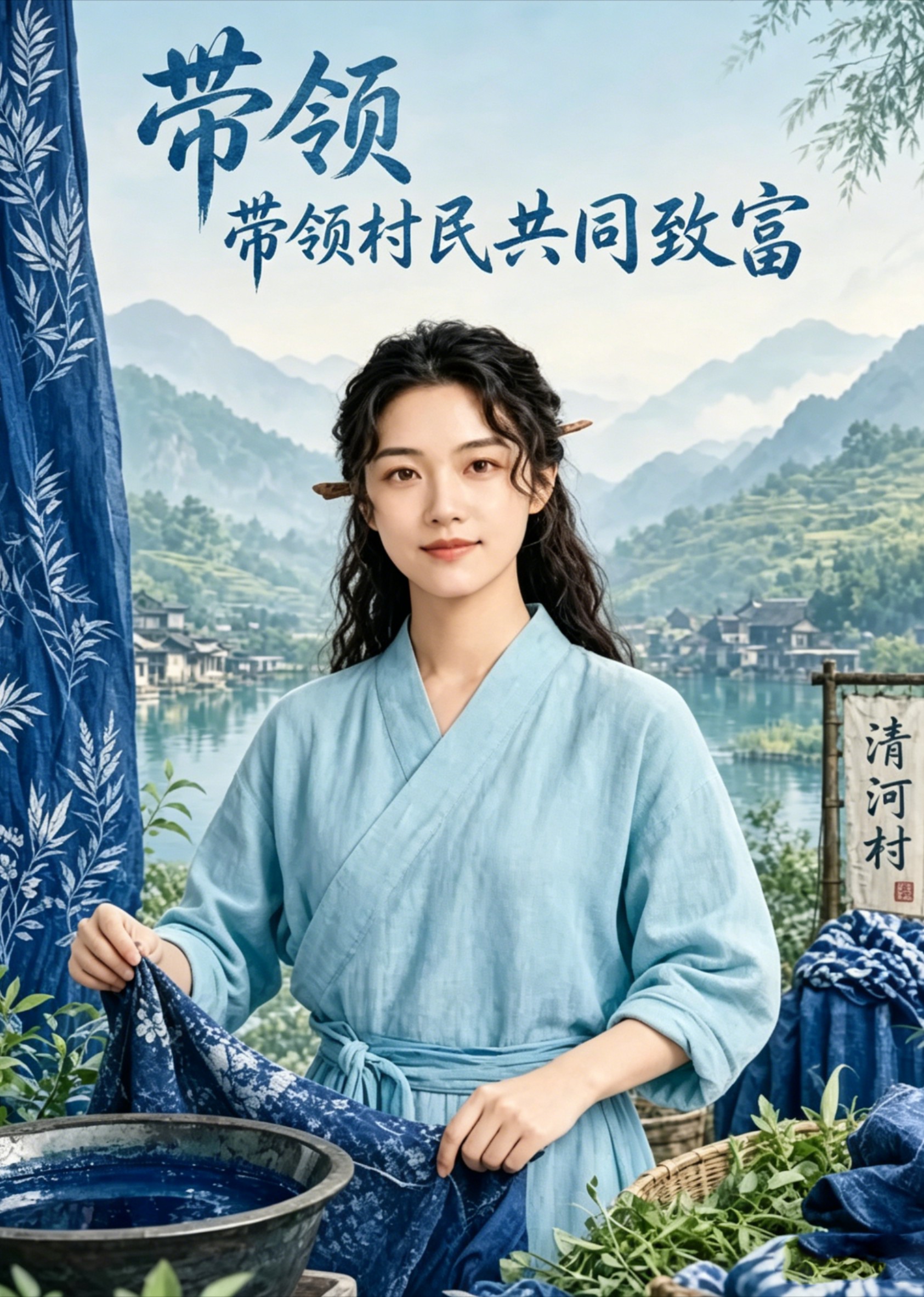 带领村民共同致富