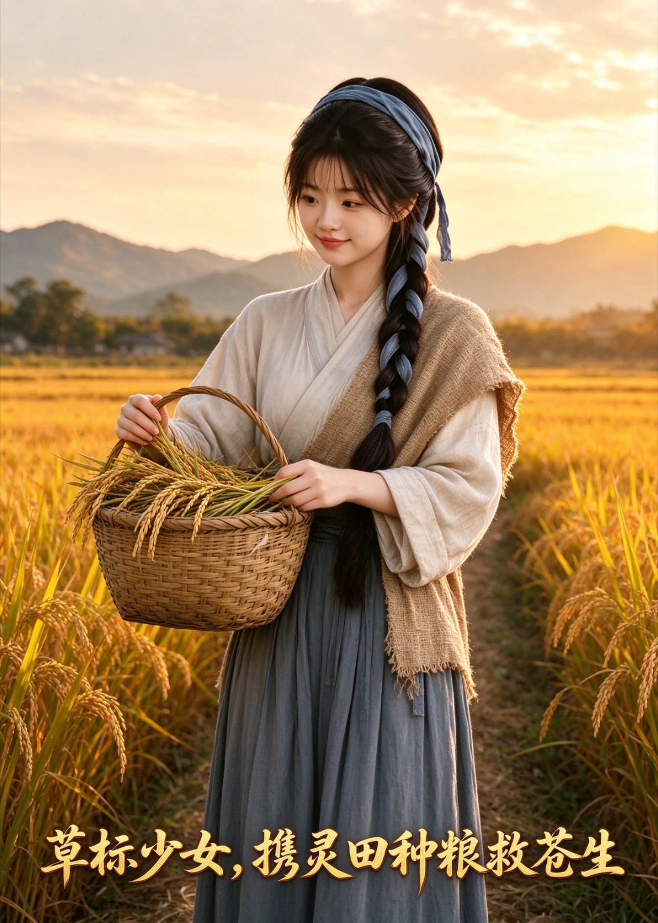 草标少女，携灵田种粮救苍生封面图