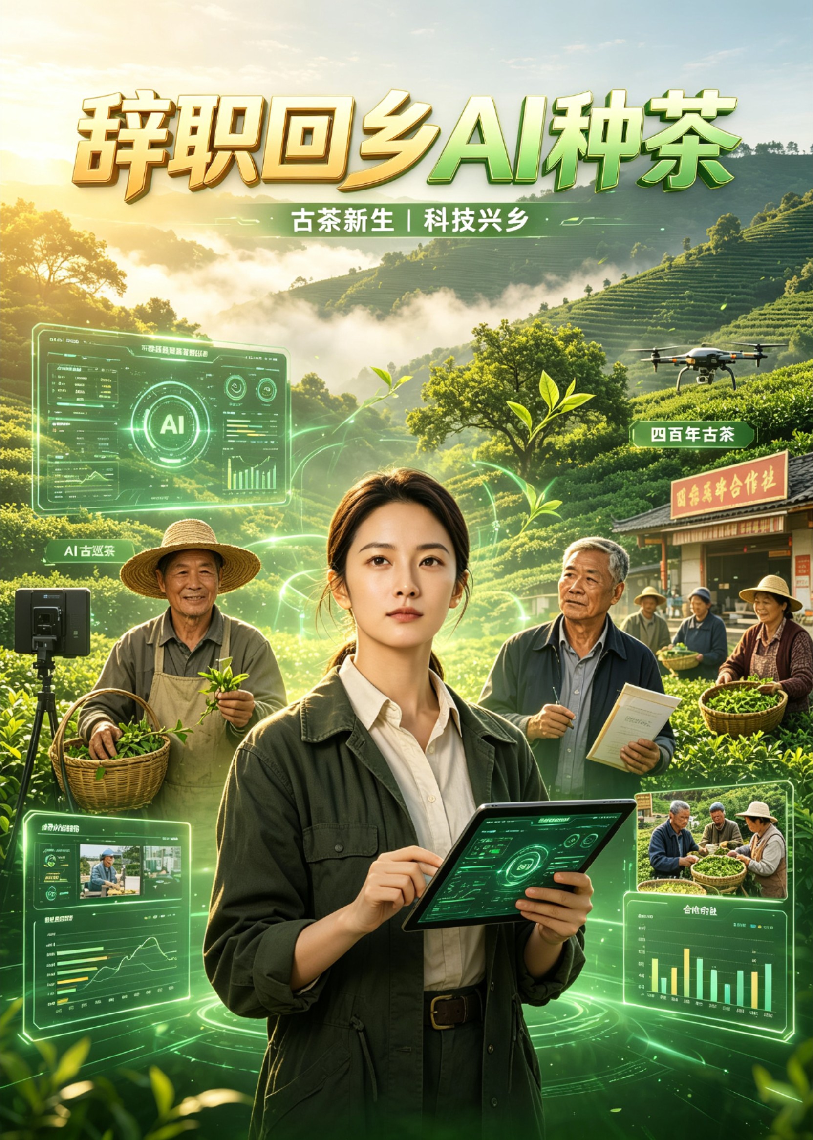 辞职回乡AI种茶封面图
