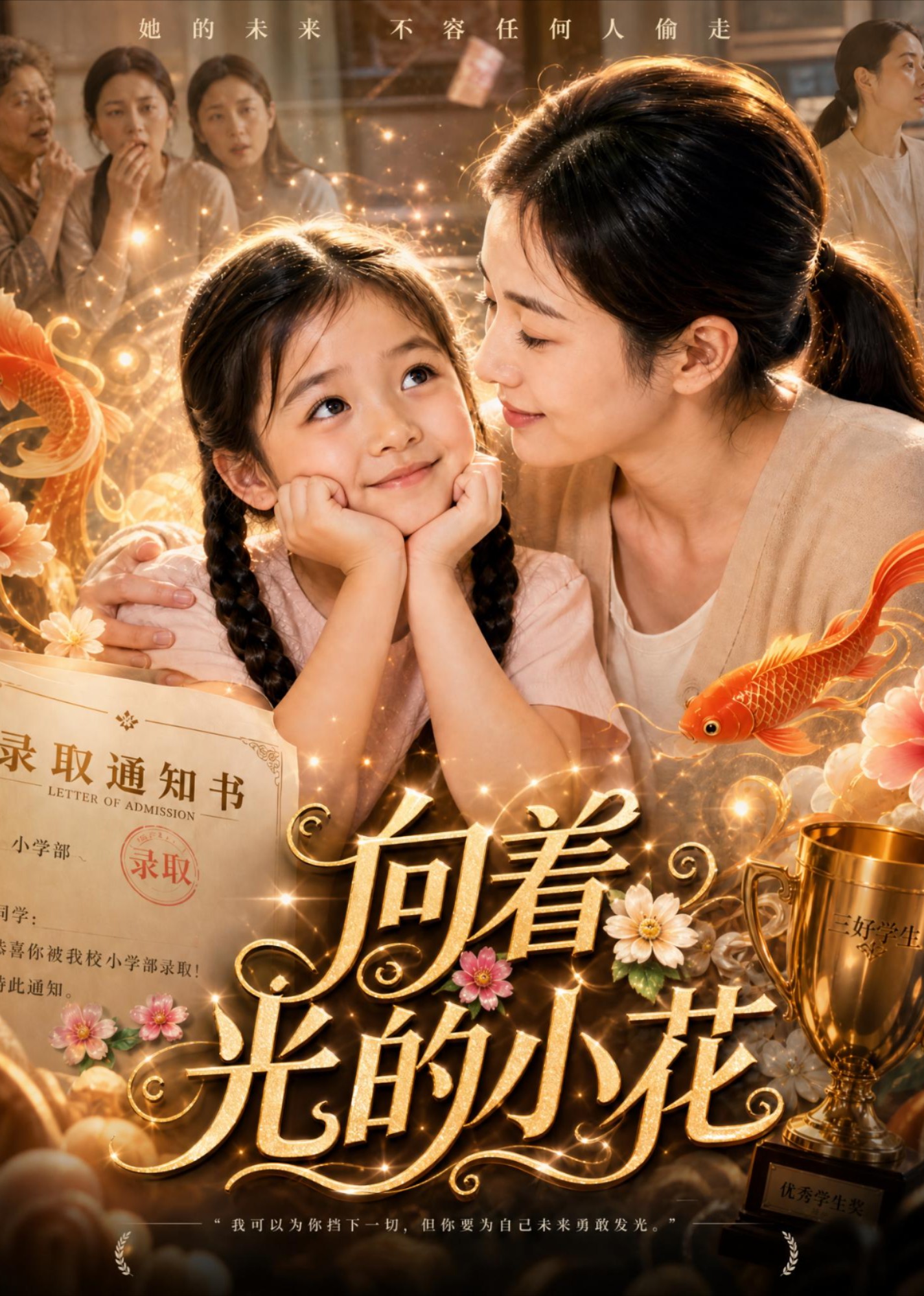 向着光的小花