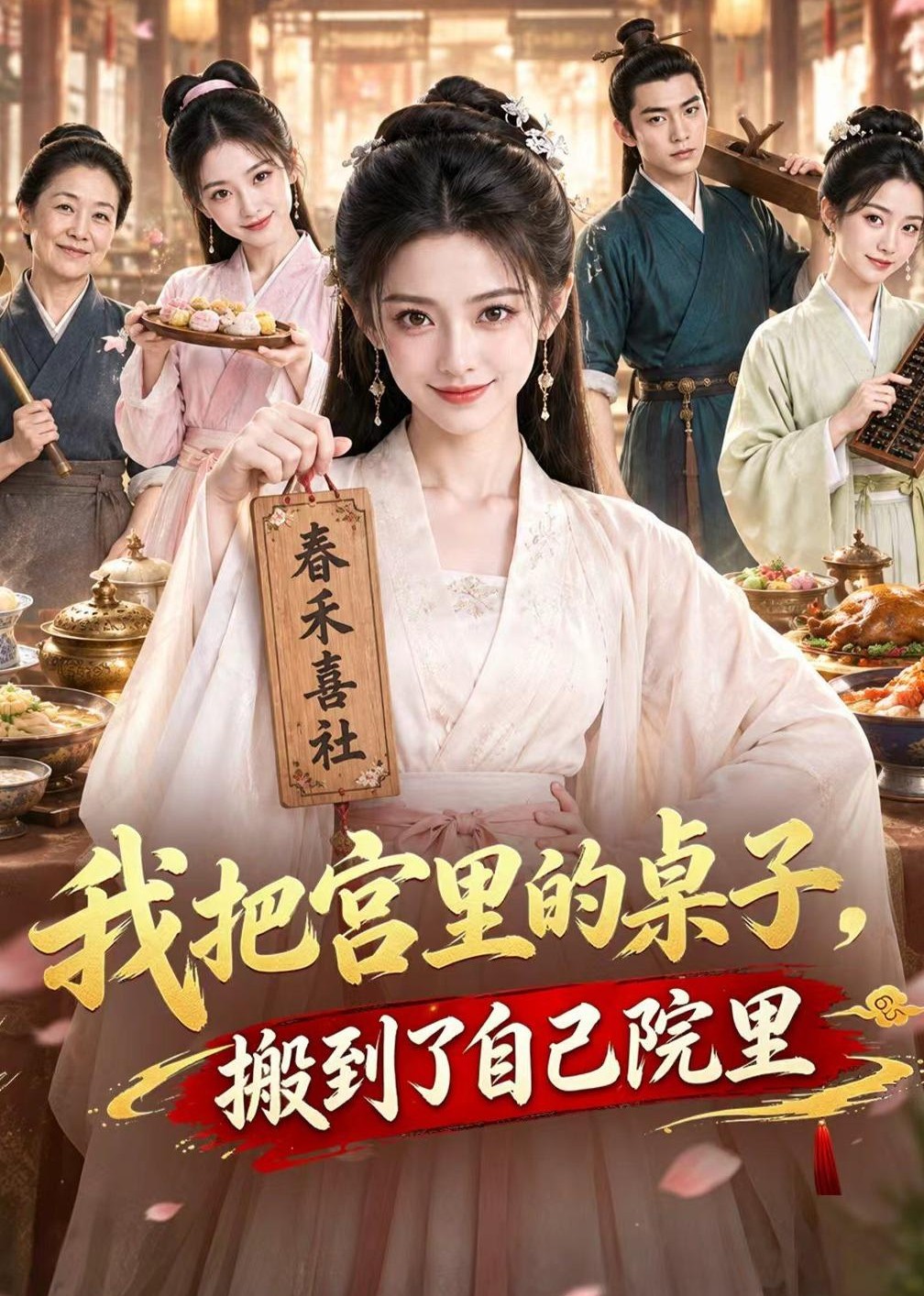 我把宫里的桌子，搬到了自己院里封面图