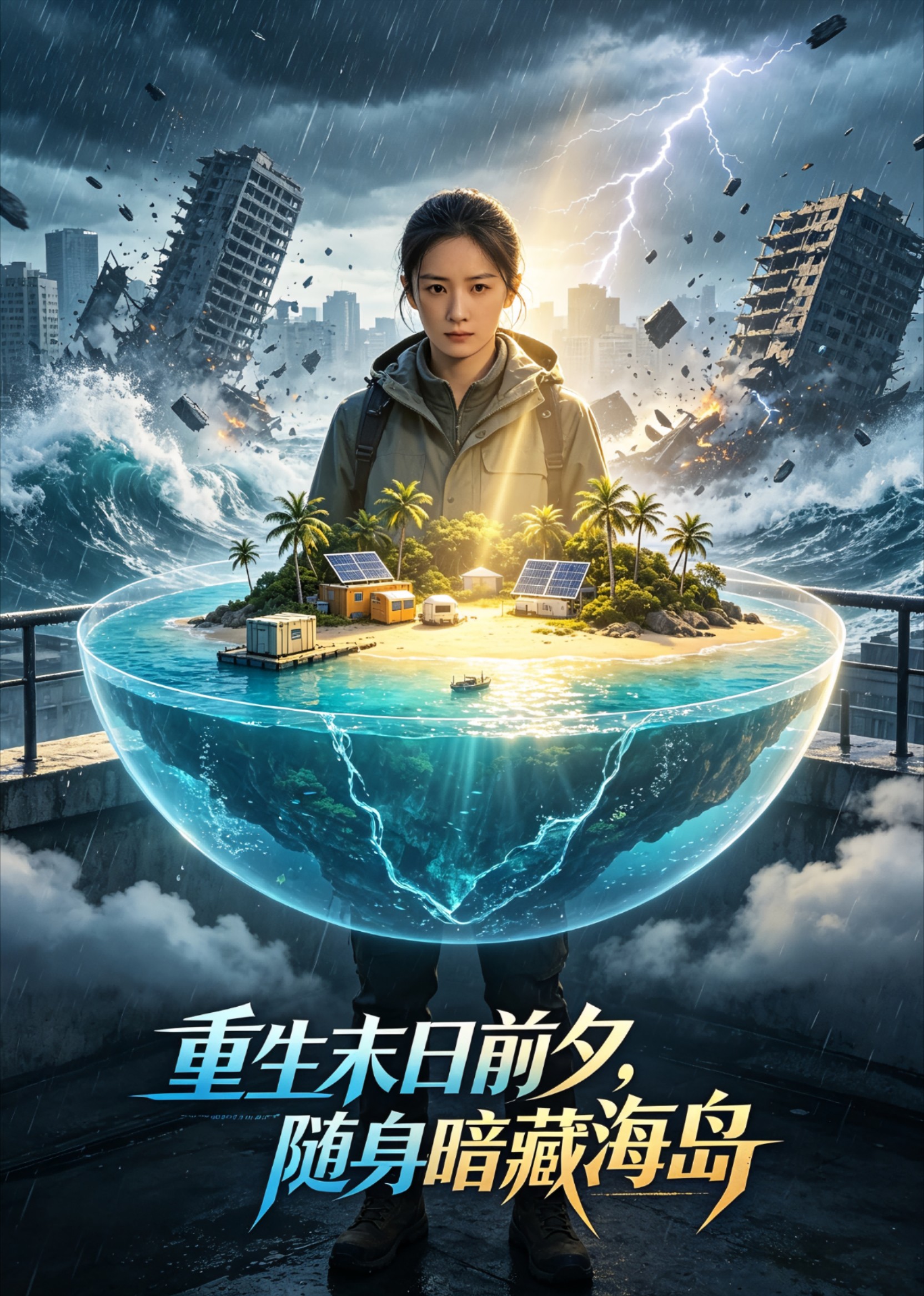 重生末日前夕，随身暗藏海岛