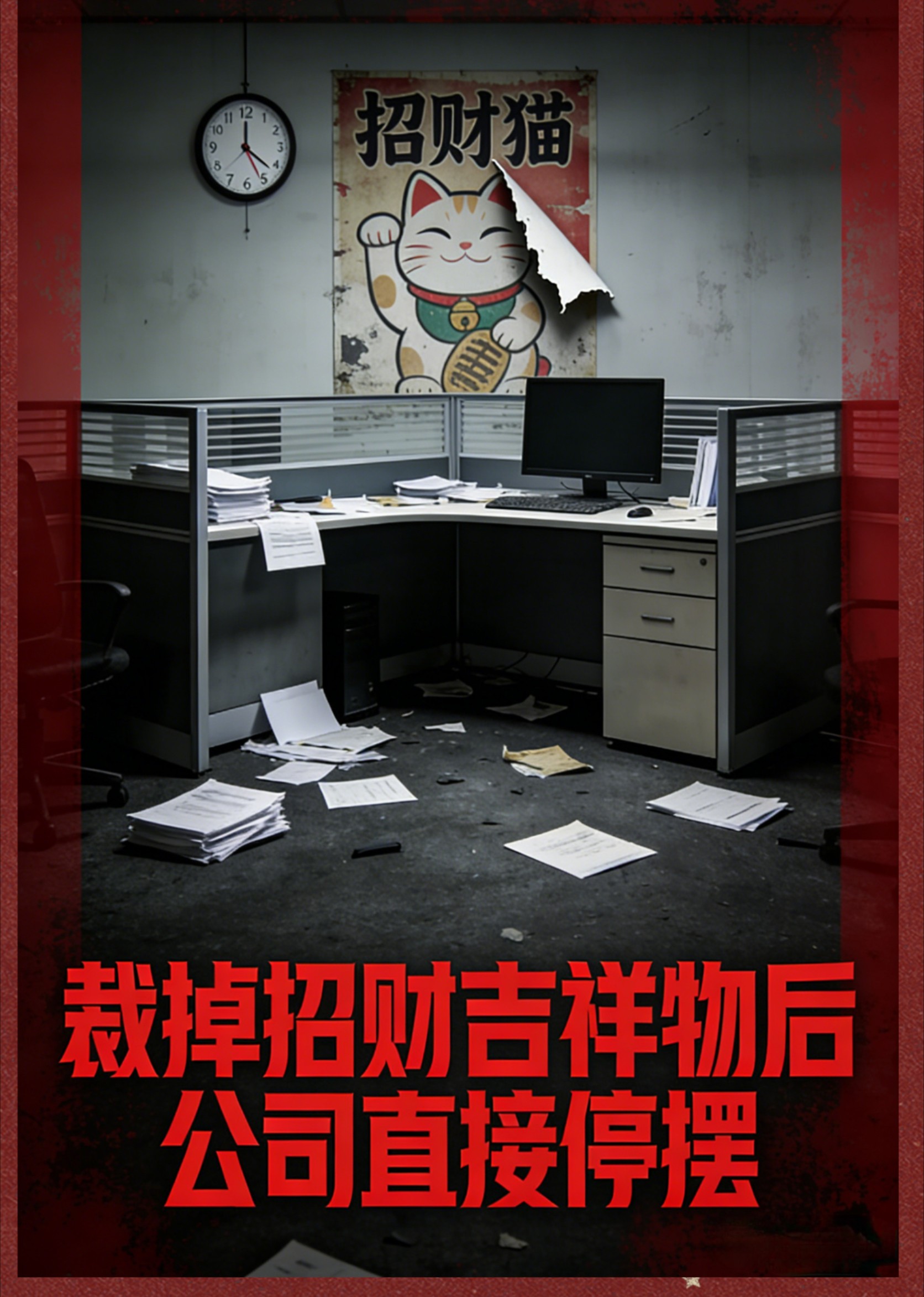 裁掉招财吉祥物后公司直接停摆