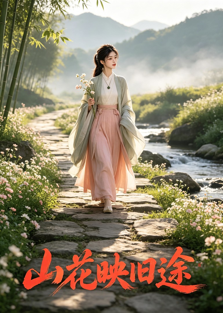 山花映旧途封面图