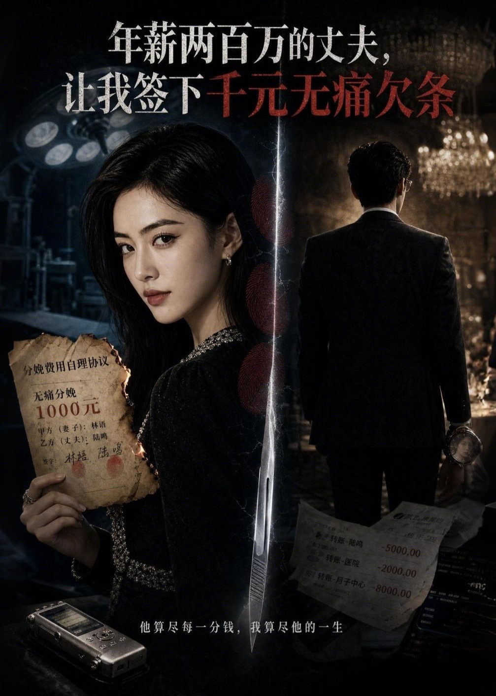 年薪两百万的丈夫，让我签下千元无痛欠条
