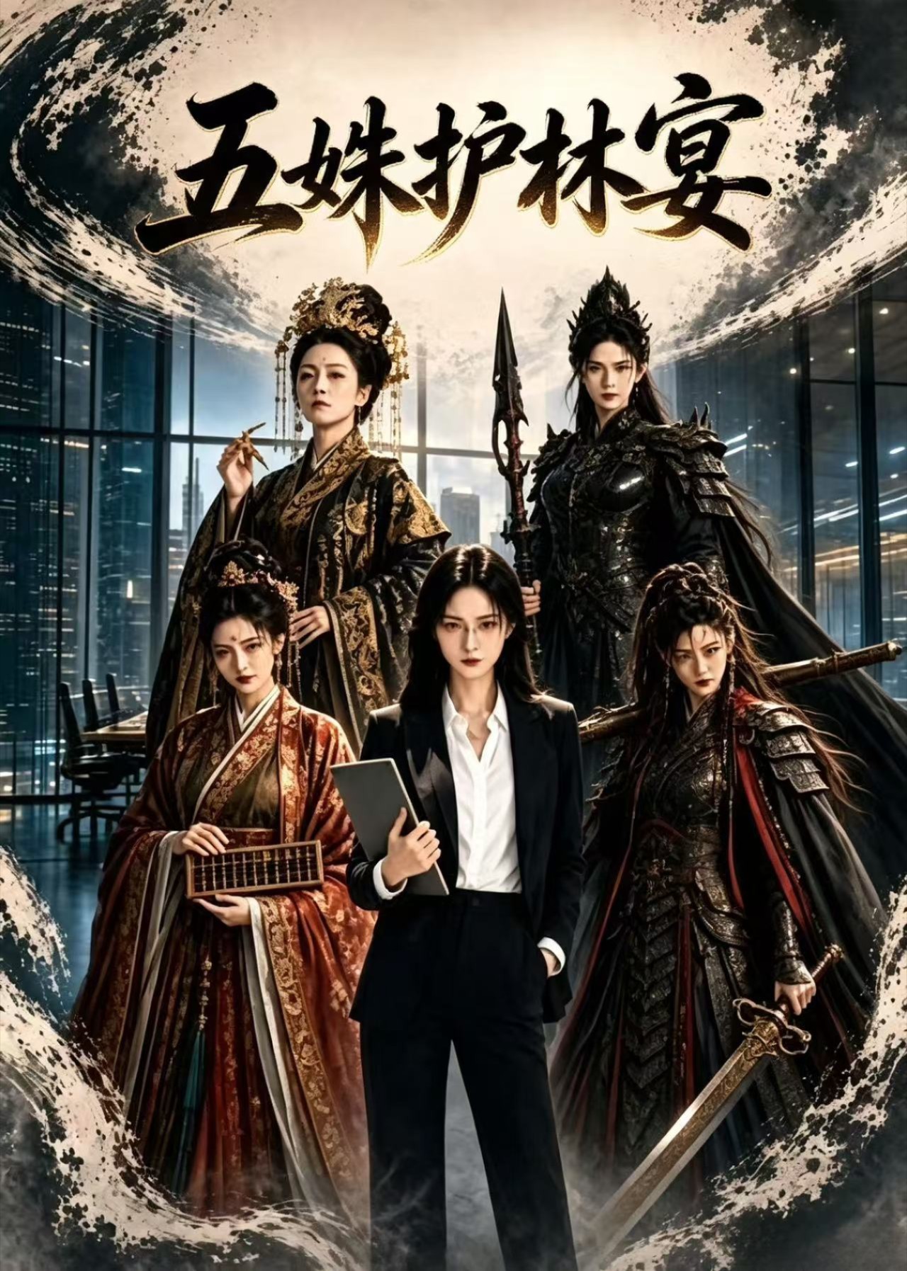 五姝护林宴