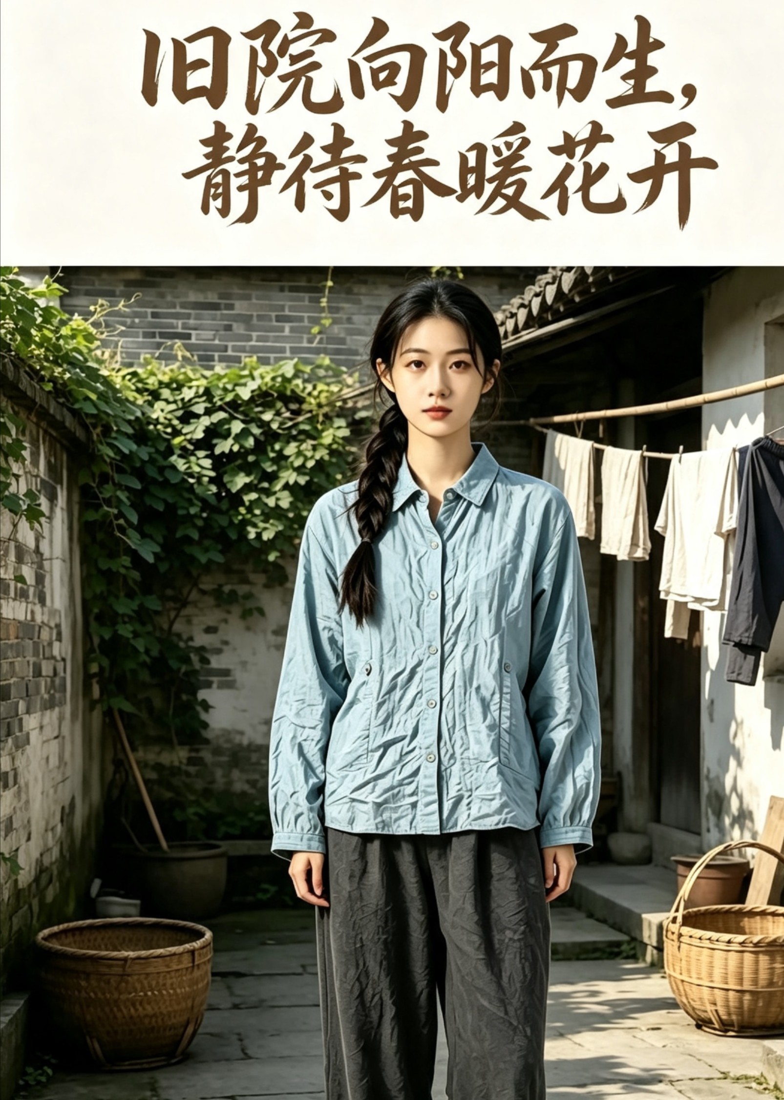 旧院向阳而生，静待春暖花开
