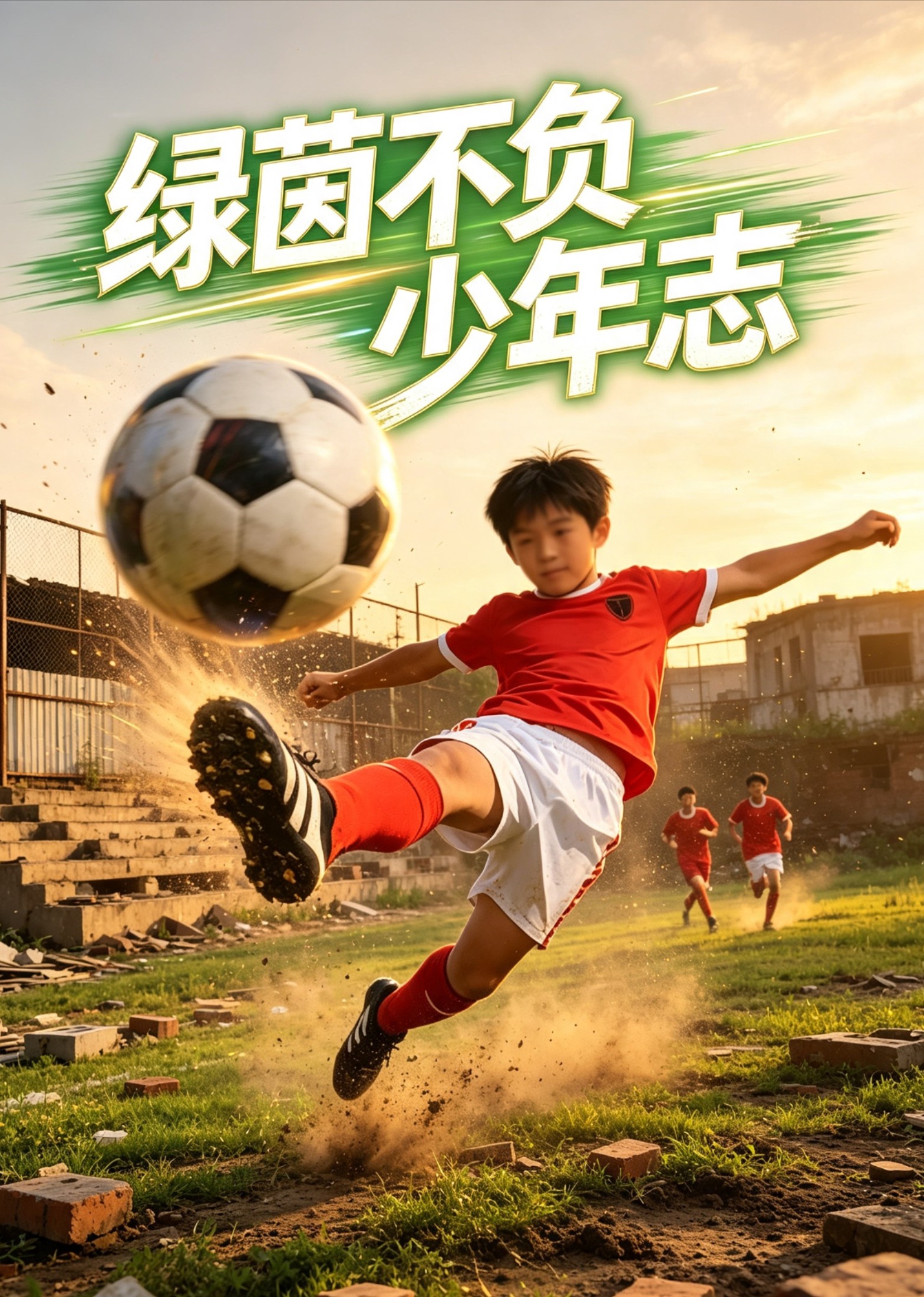 绿茵不负少年志