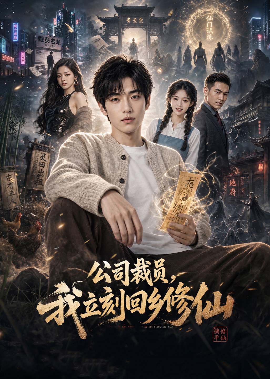 公司裁员，我立刻回乡修仙封面图