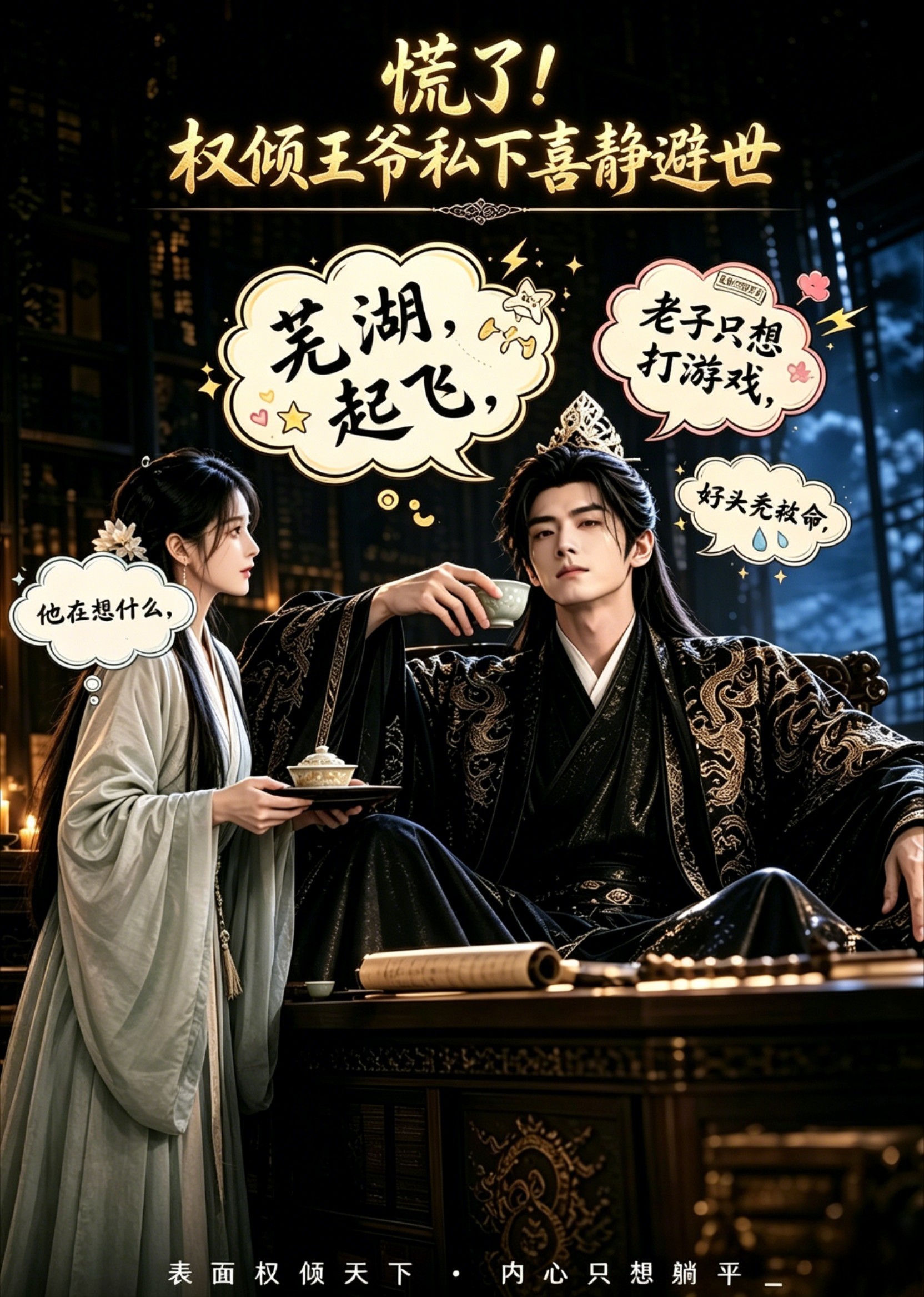 慌了！权倾王爷私下喜静避世