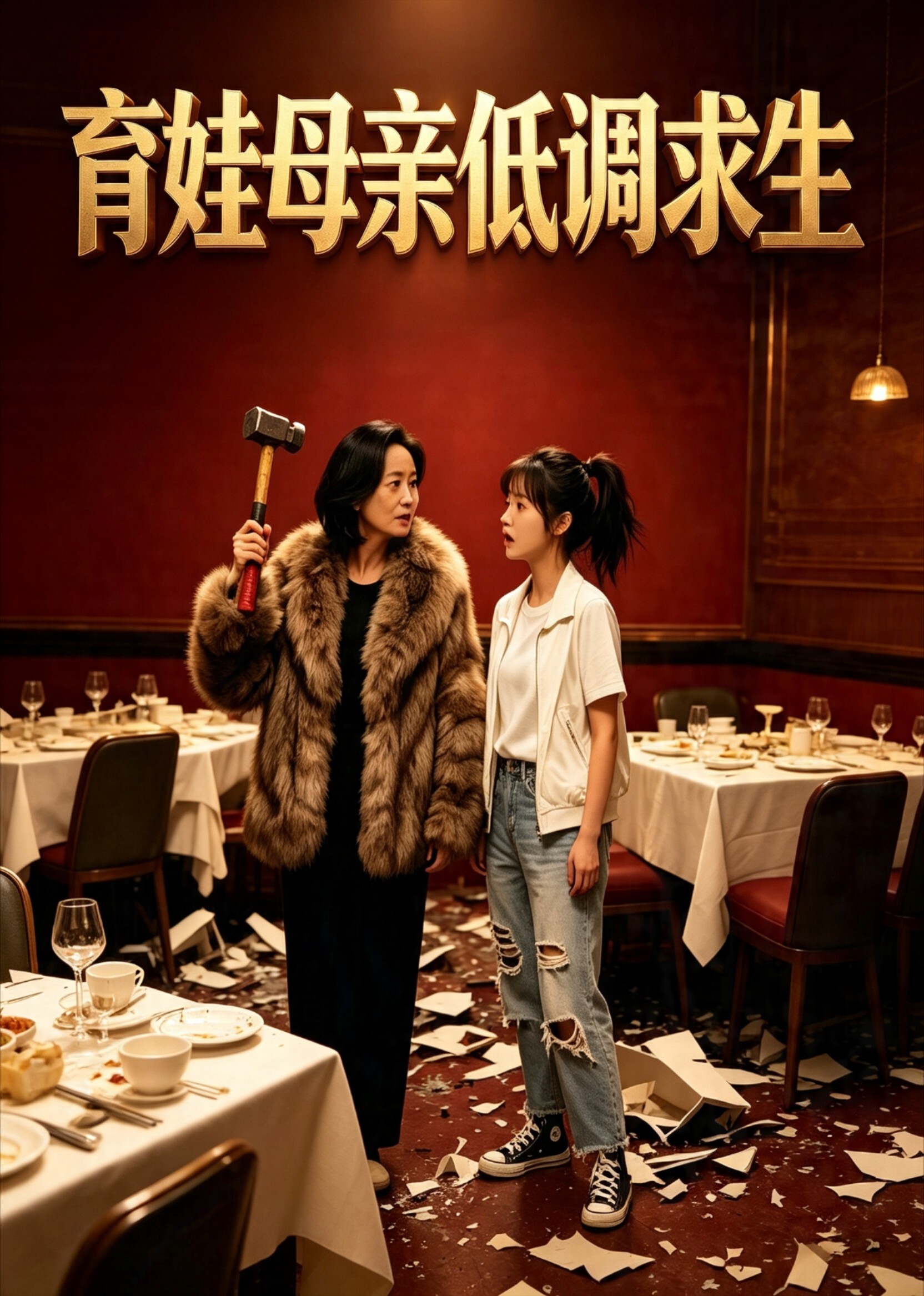 育娃母亲低调求生
