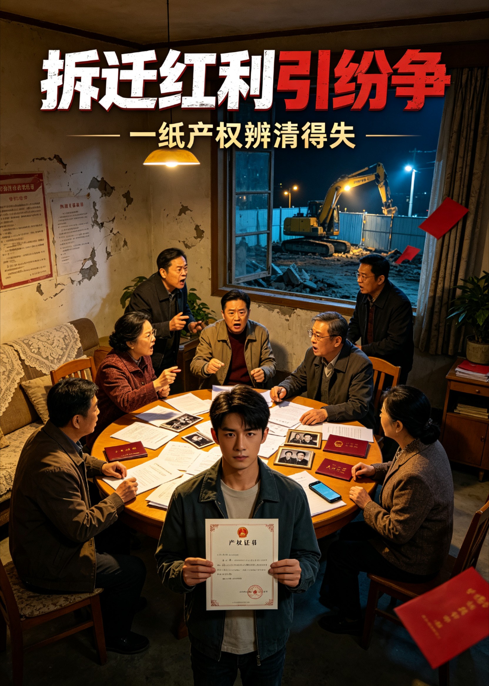 拆迁红利引纷争，一纸产权辨清得失封面图