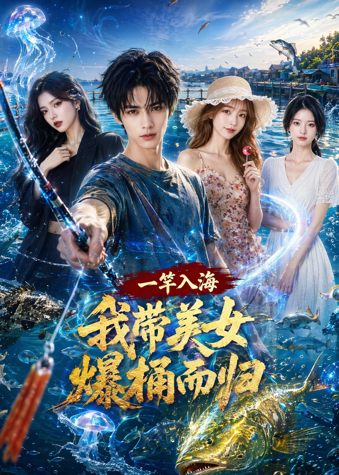 一竿入海,我带美女爆桶而归