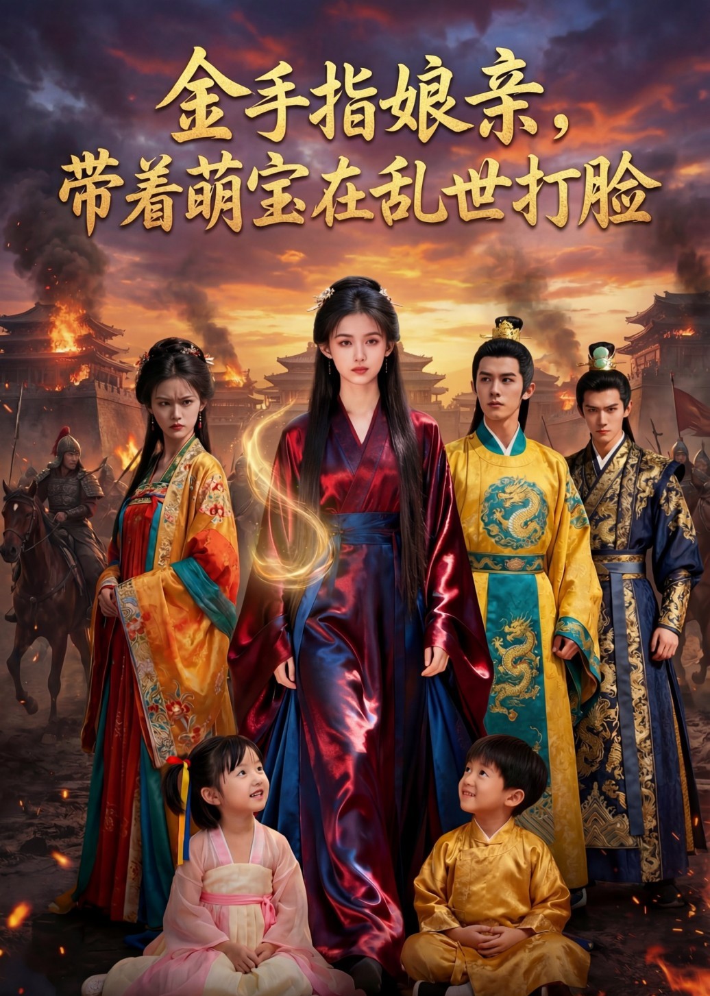 金手指娘亲：带着萌宝在乱世打脸封面图