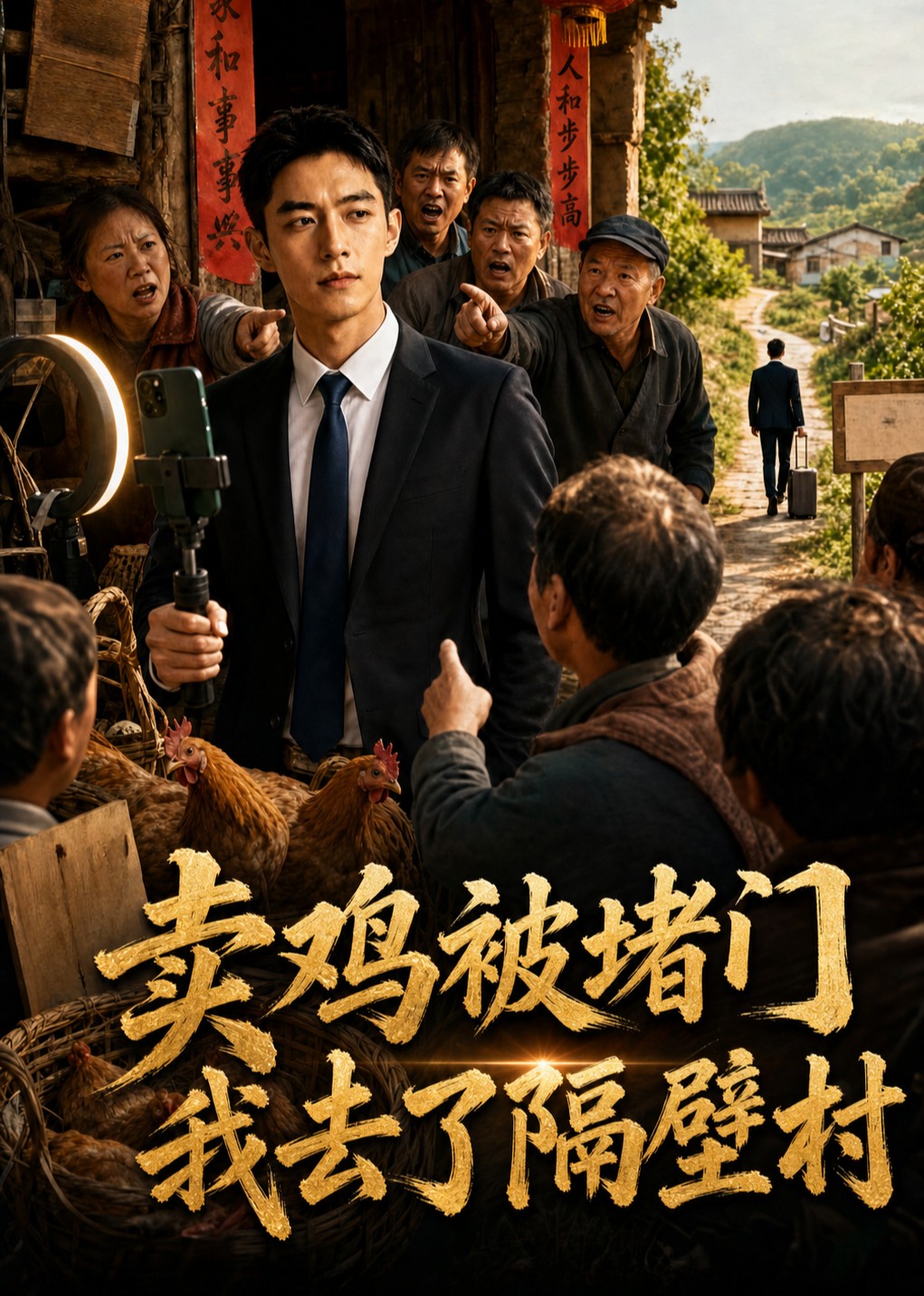 卖鸡被堵门，我去了隔壁村