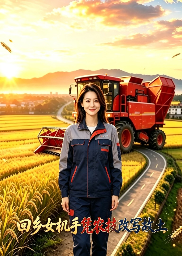回乡女机手凭农技改写故土