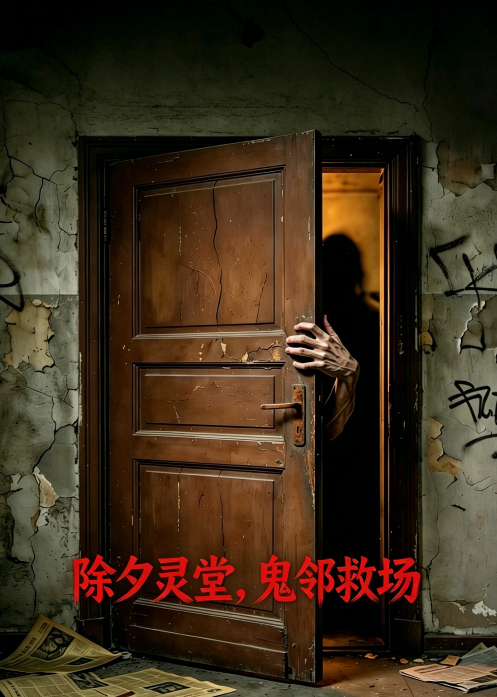 除夕灵堂，鬼邻救场