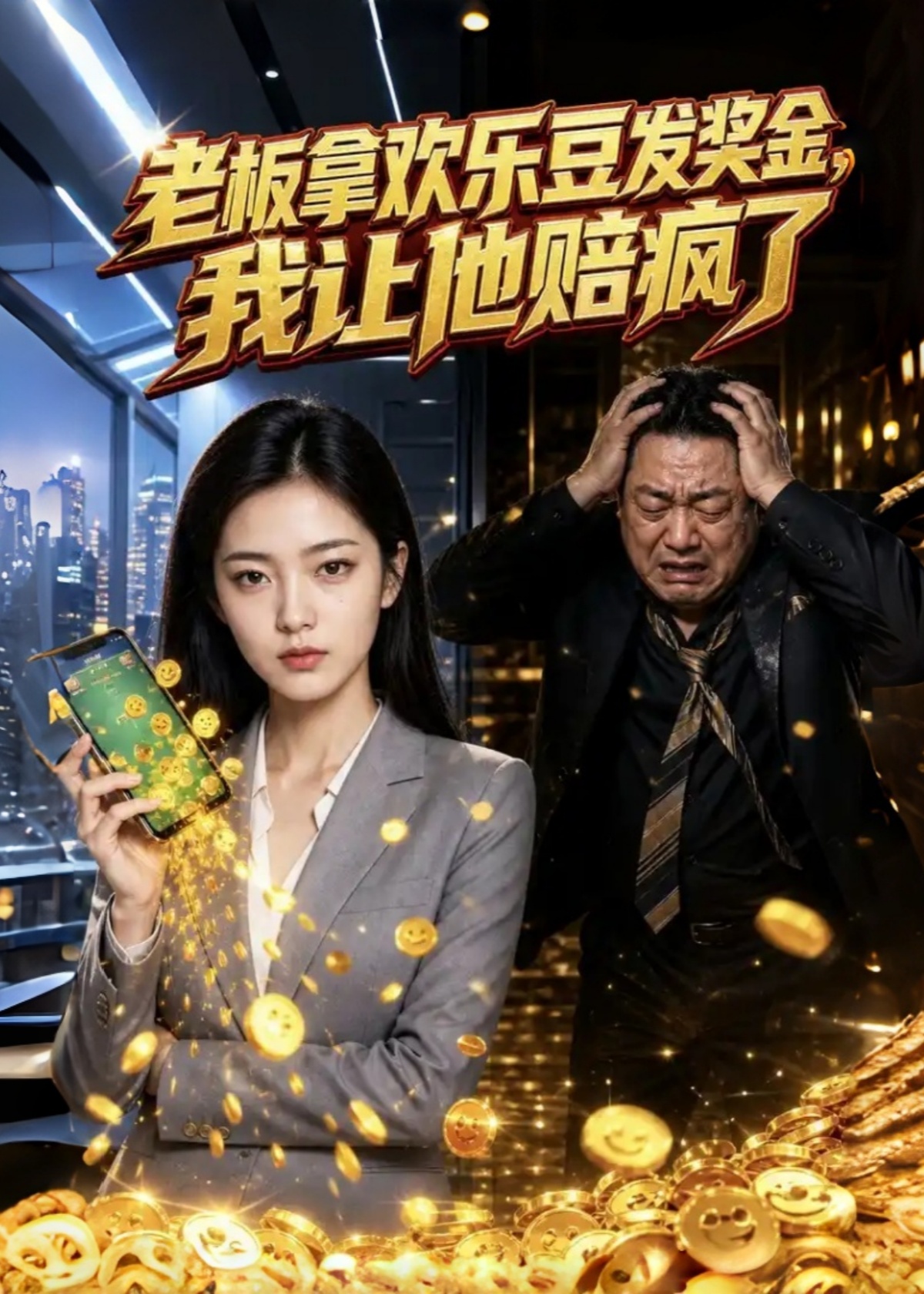 老板拿欢乐豆发奖金，我让他赔疯了