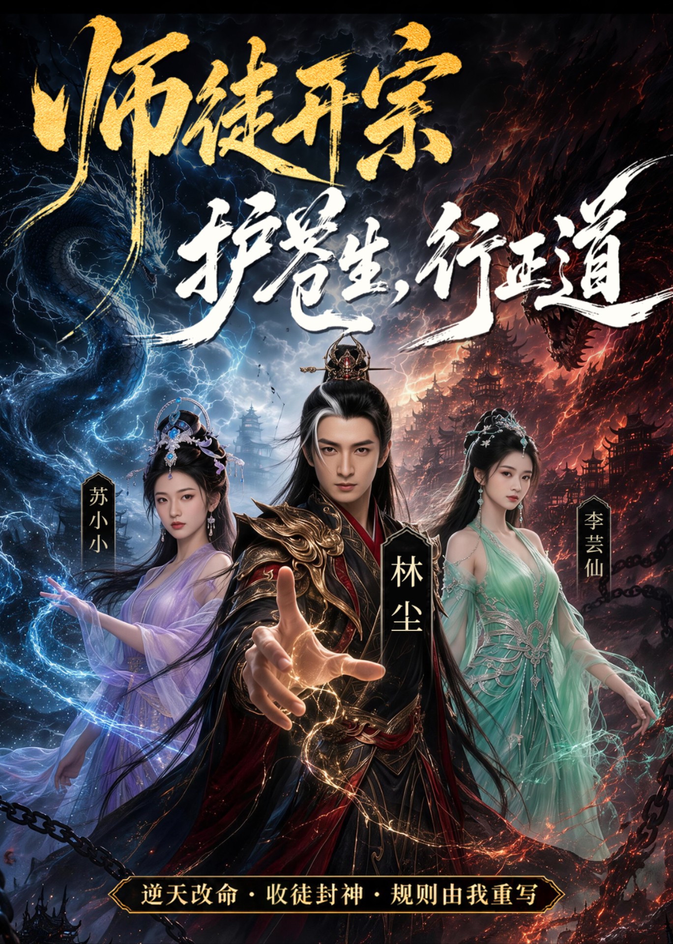 师徒开宗：护苍生，行正道