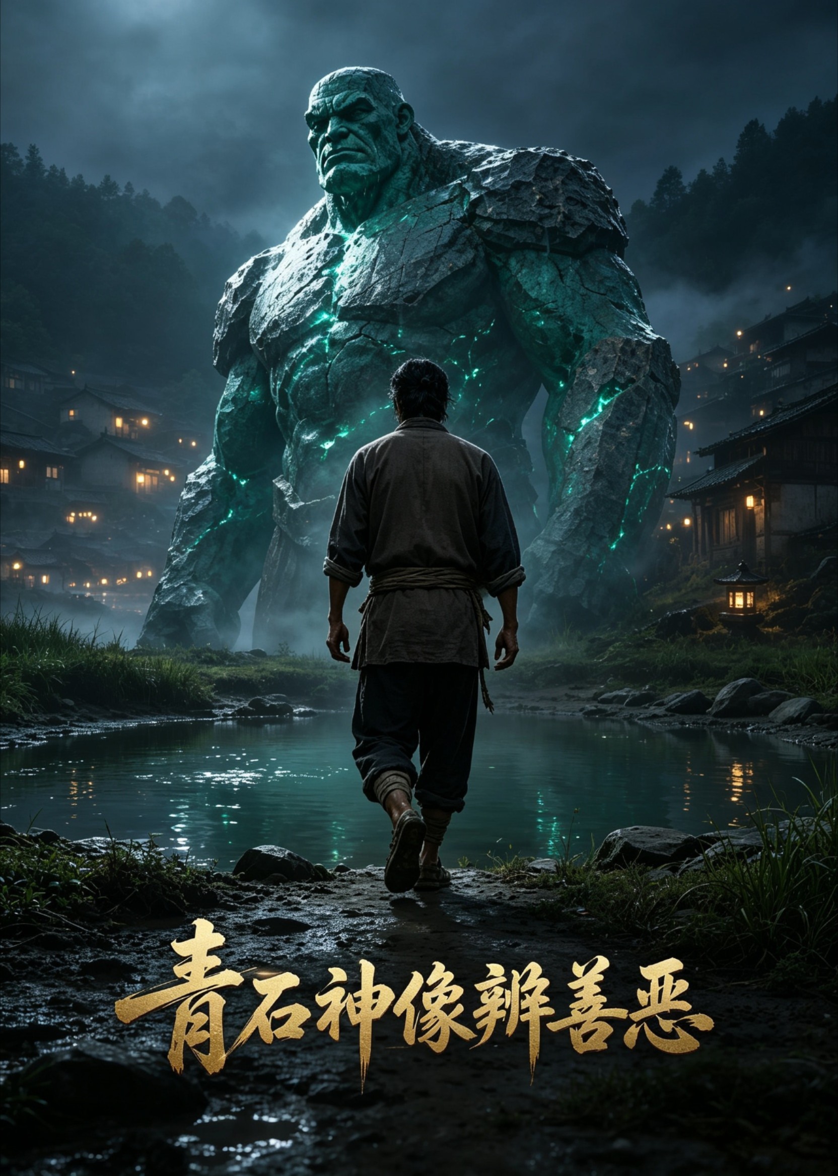青石神像辨善恶