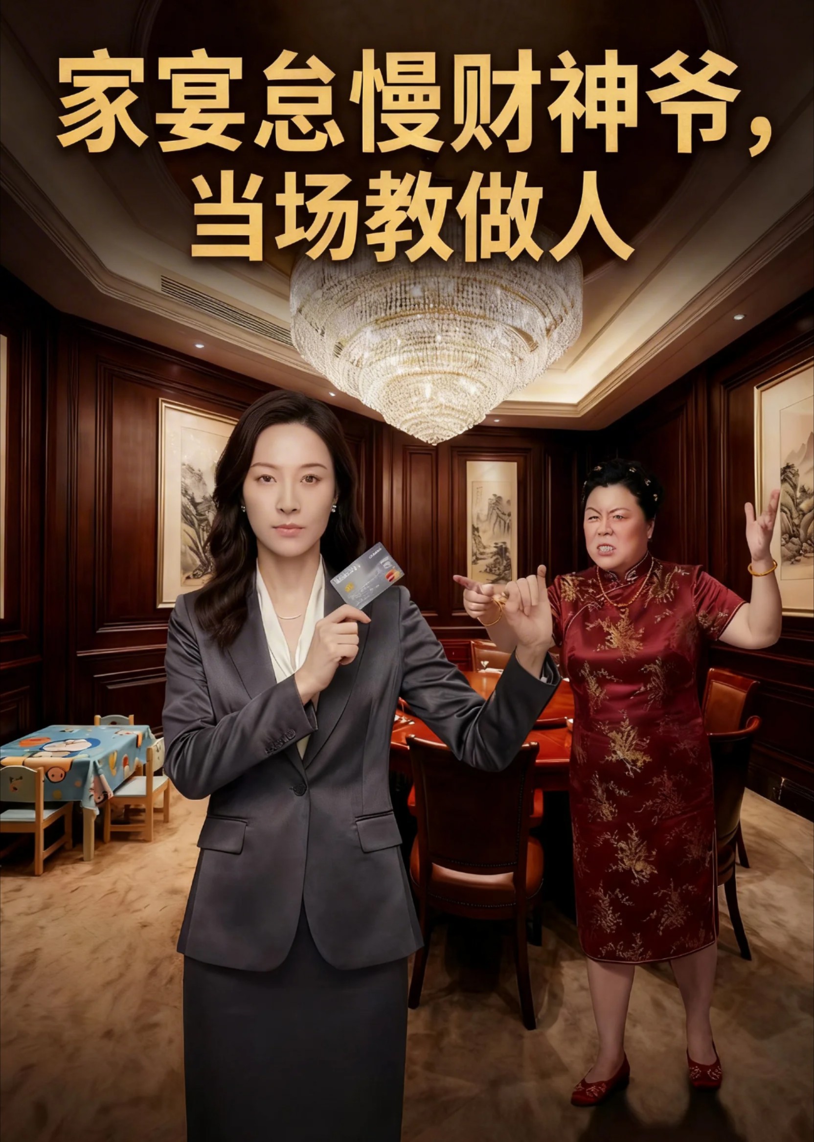 家宴怠慢财神爷，当场教做人