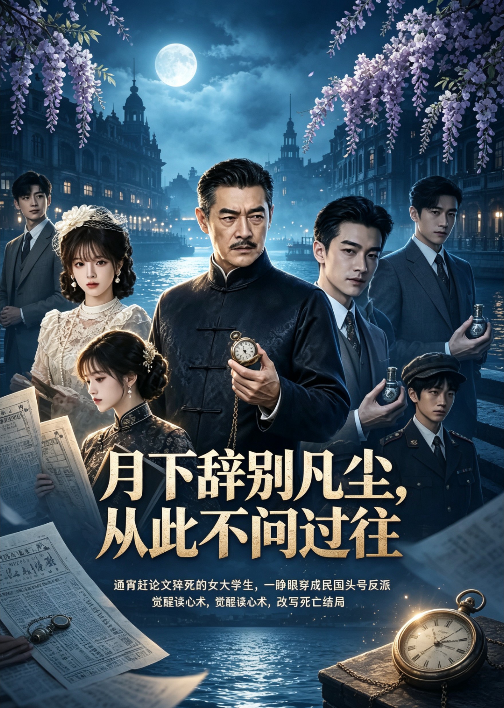 月下辞别凡尘，从此不问过往