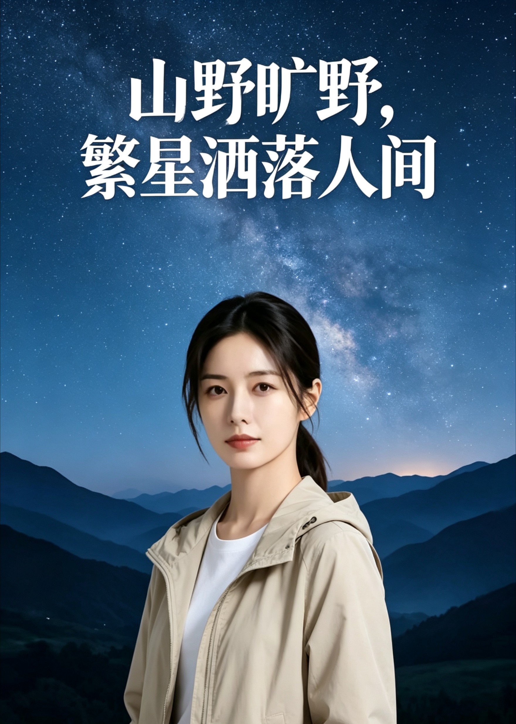 山野旷野，繁星洒落人间
