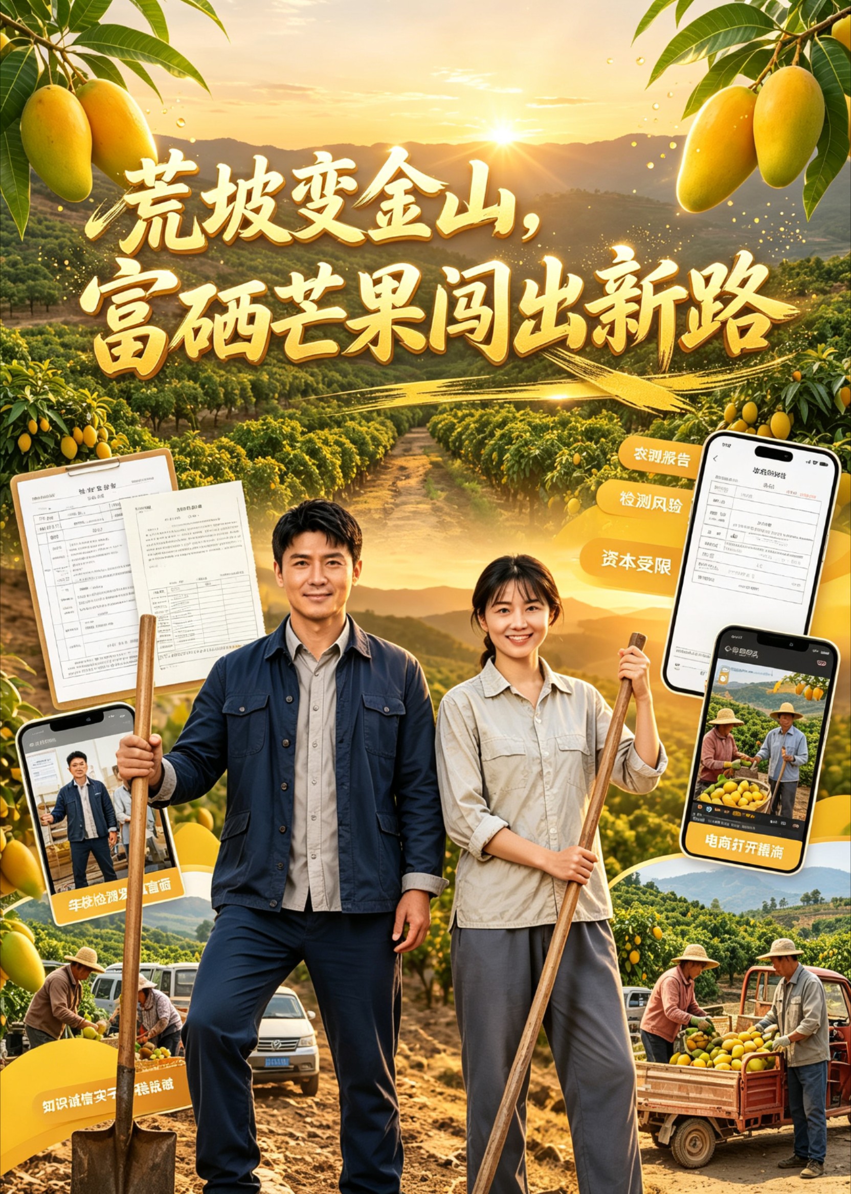 荒坡变金山，富硒芒果闯出新路