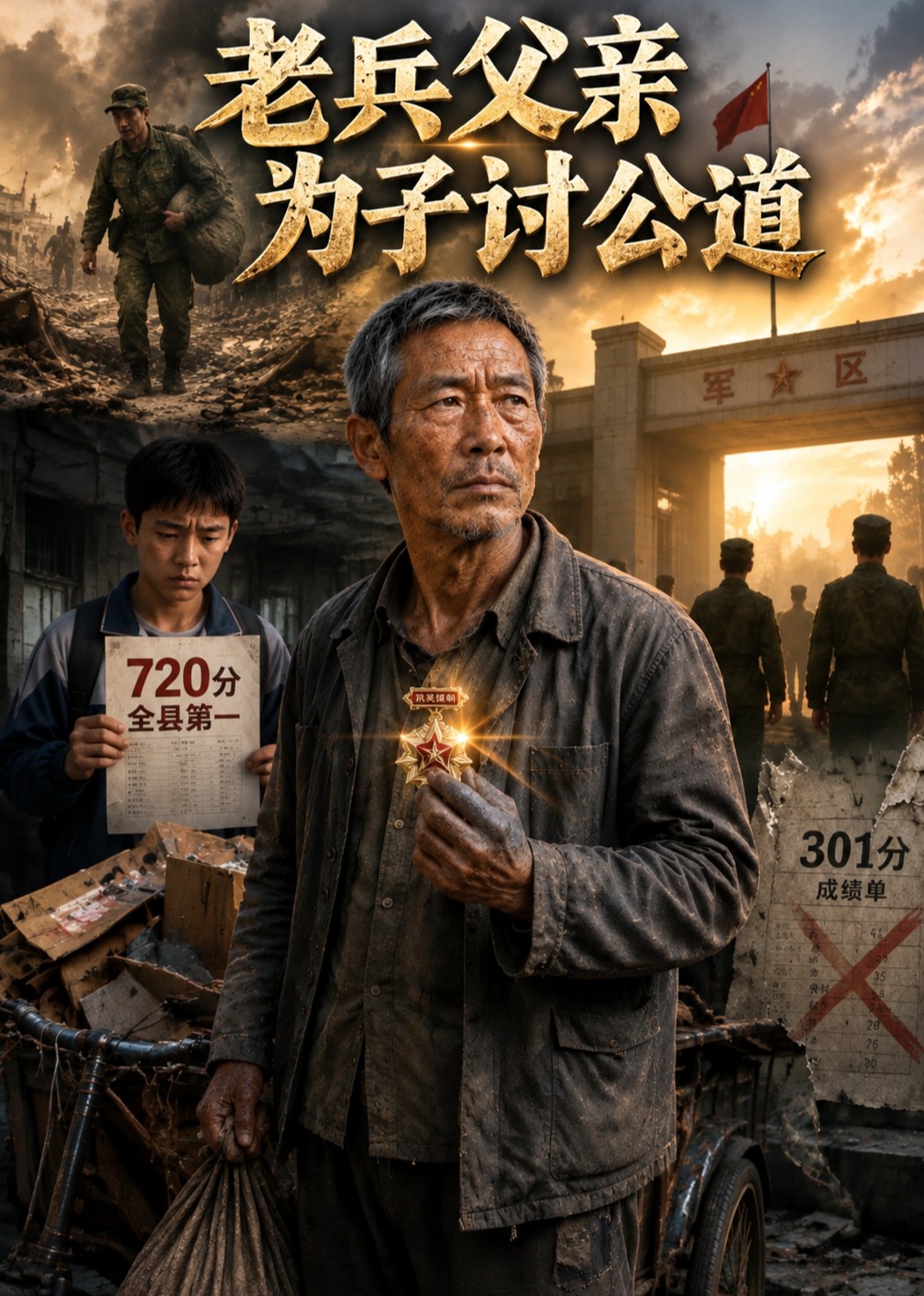 老兵父亲为子讨公道封面图