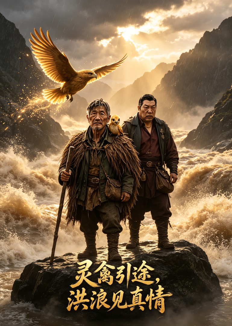 灵禽引途，洪浪见真情