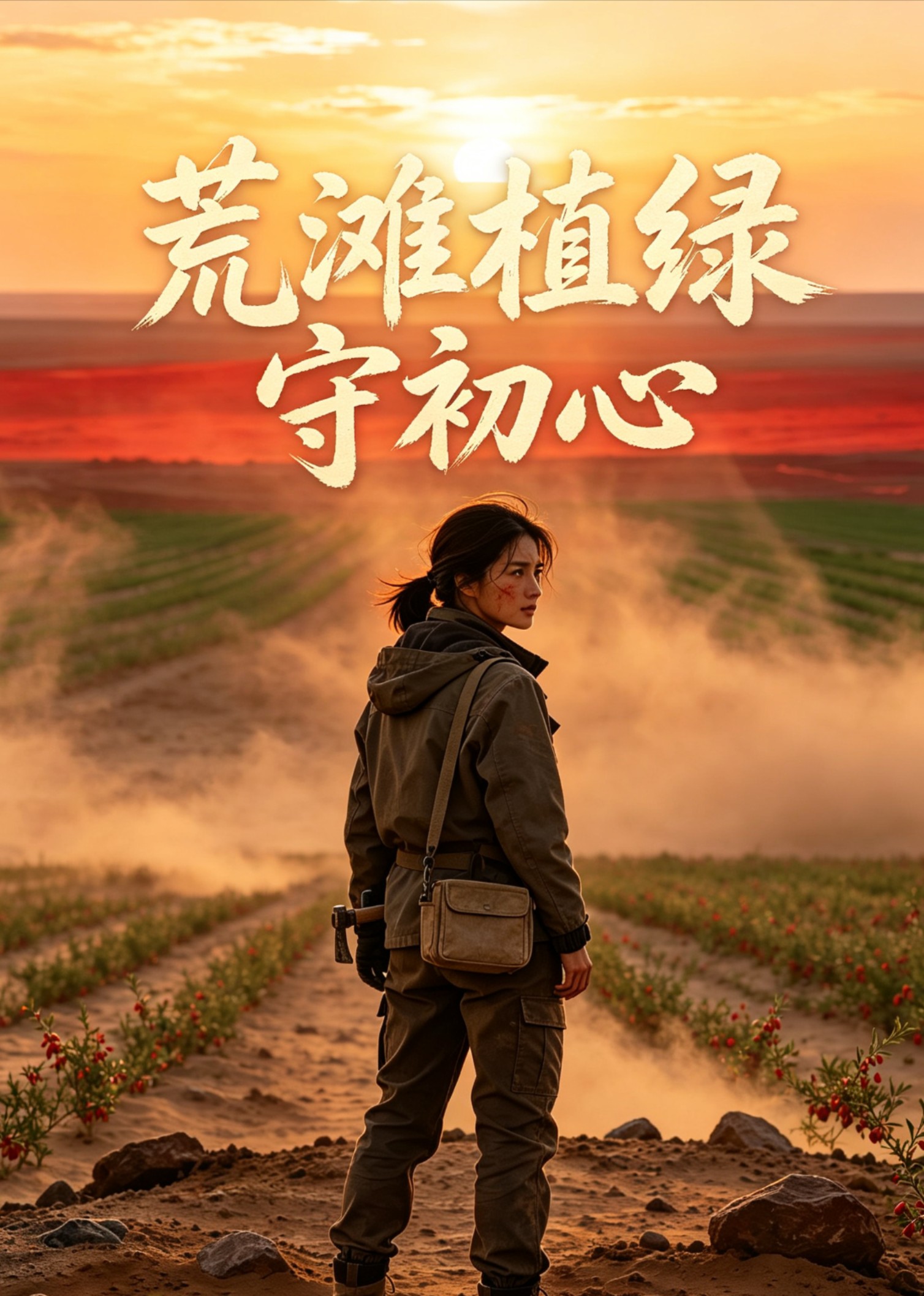 荒滩植绿守初心