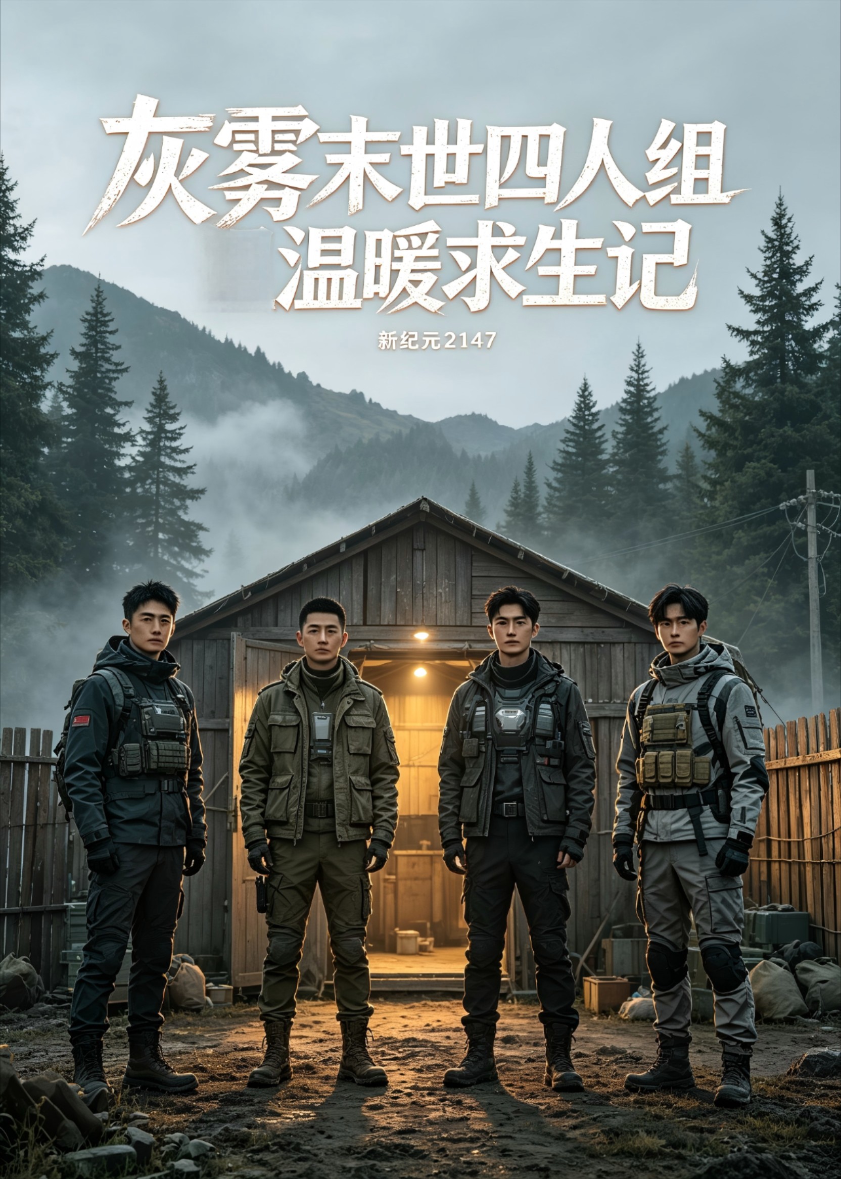 灰雾末世四人组温暖求生记