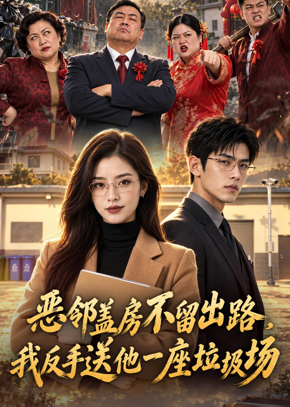 恶邻盖房不留出路，我反手送他一座垃圾场封面图