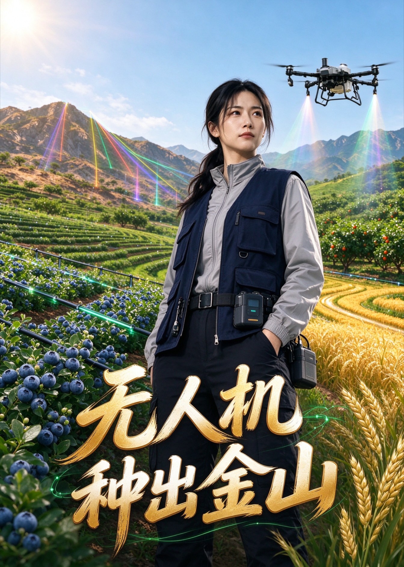 无人机种出金山封面图