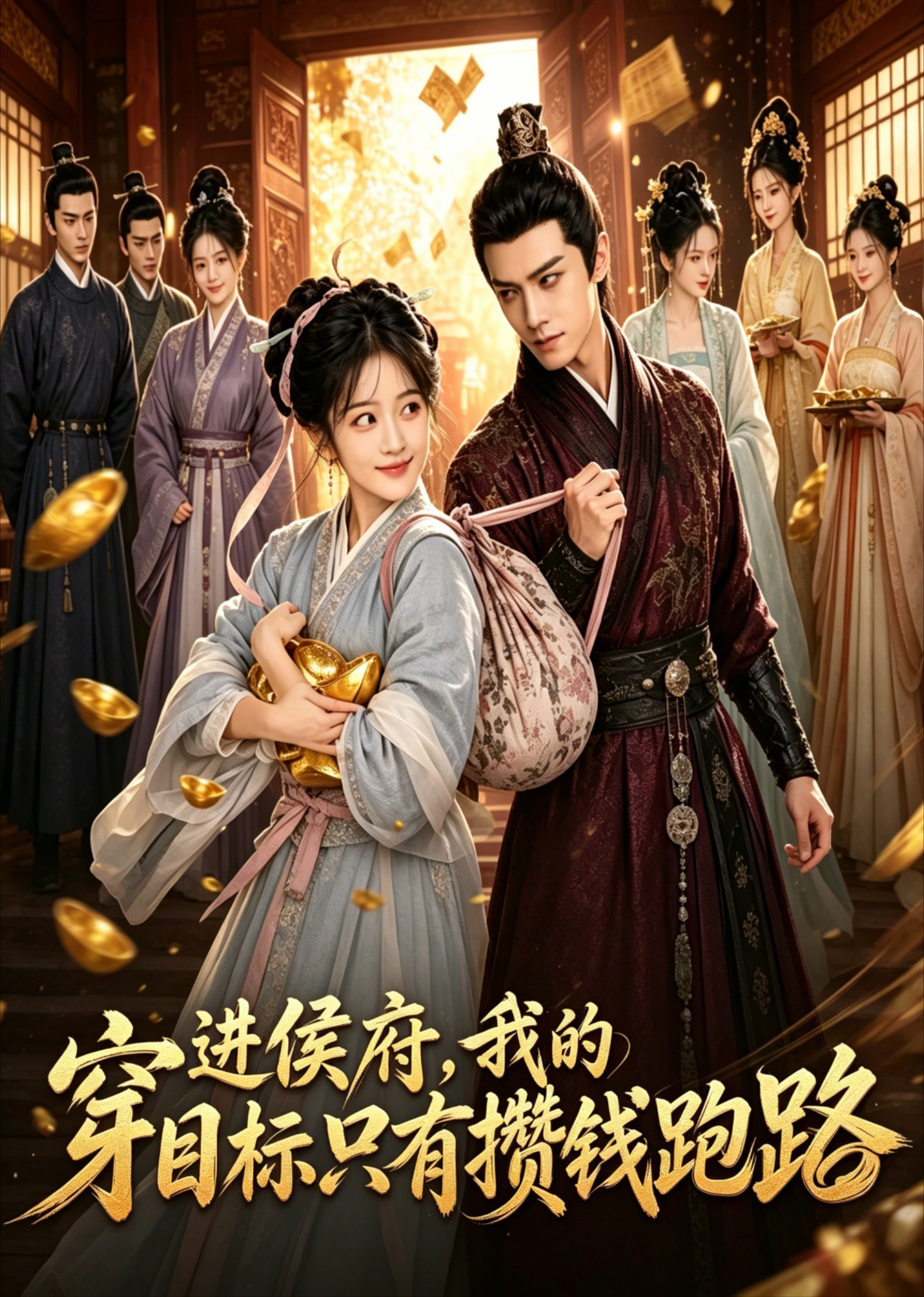 穿进侯府，我的目标只有攒钱跑路