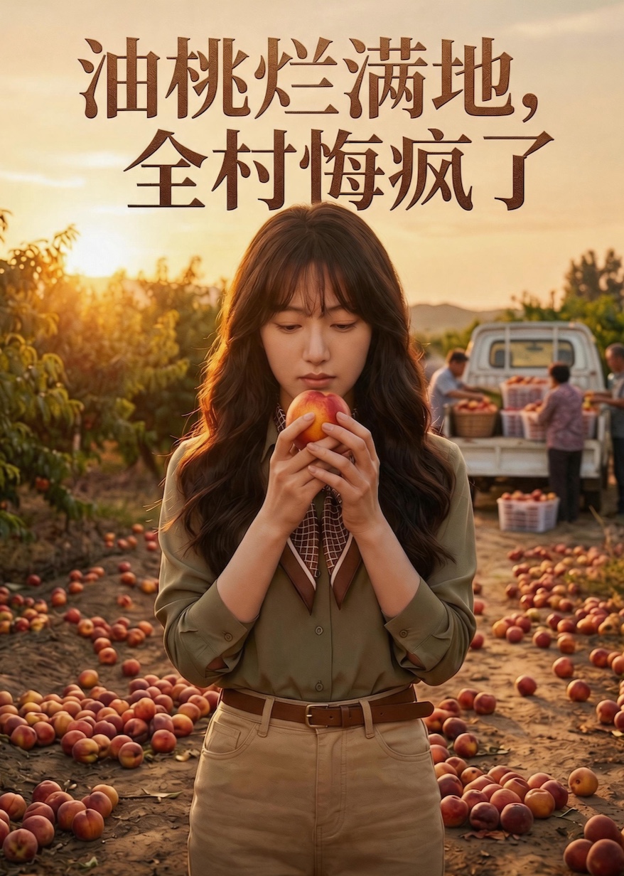 油桃烂满地，全村悔疯了