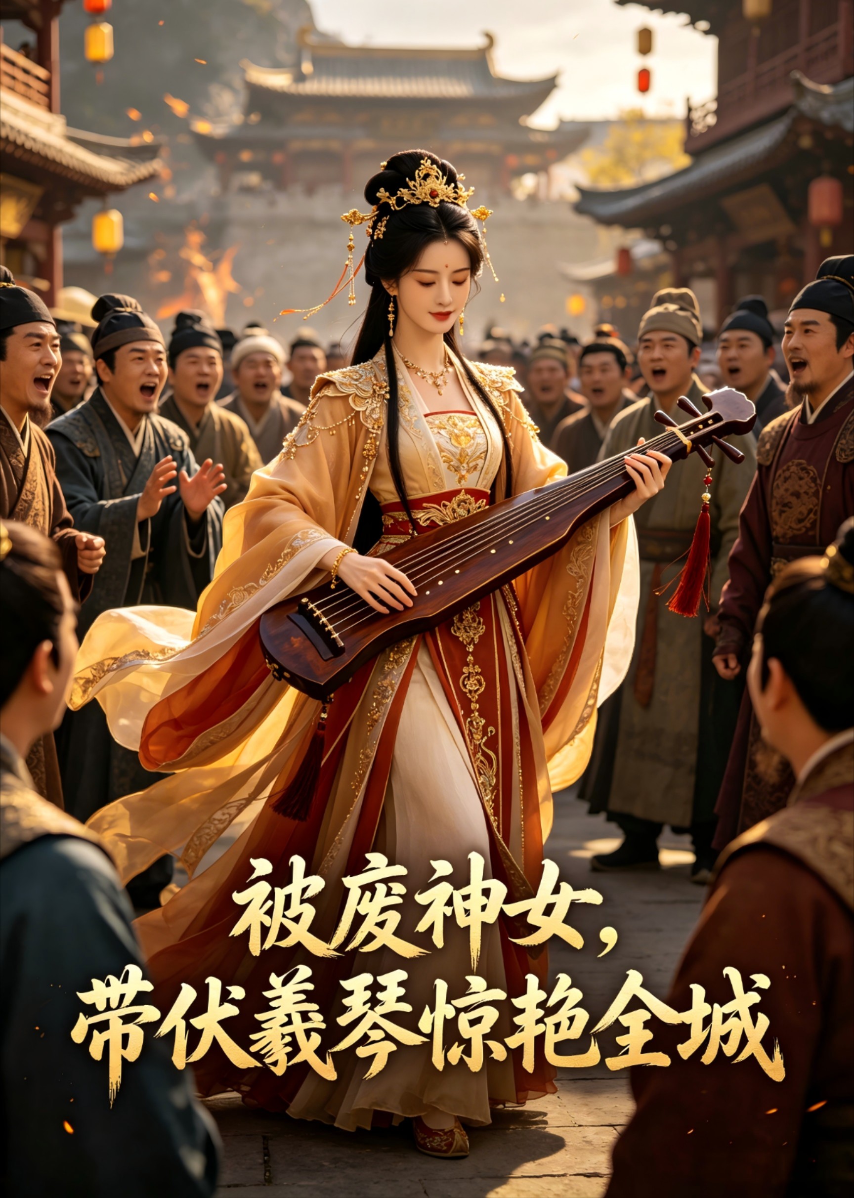 被废神女，带伏羲琴惊艳全城