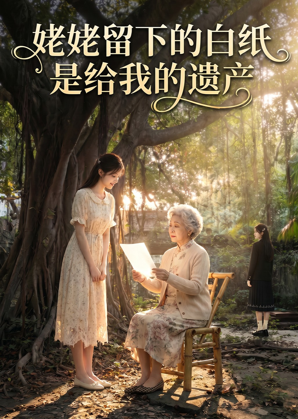 姥姥留下的白纸是给我的遗产