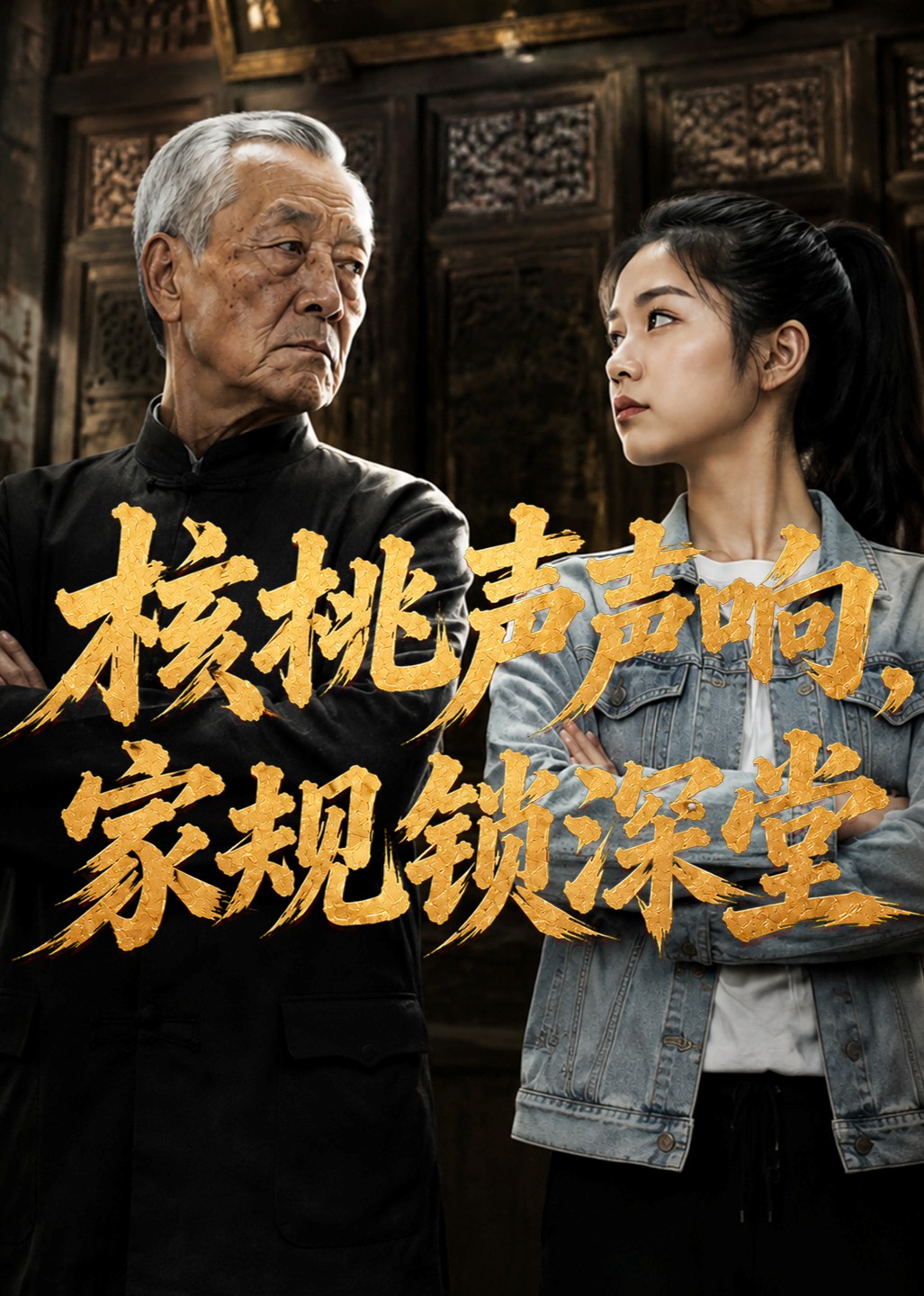 核桃声声响，家规锁深堂封面图