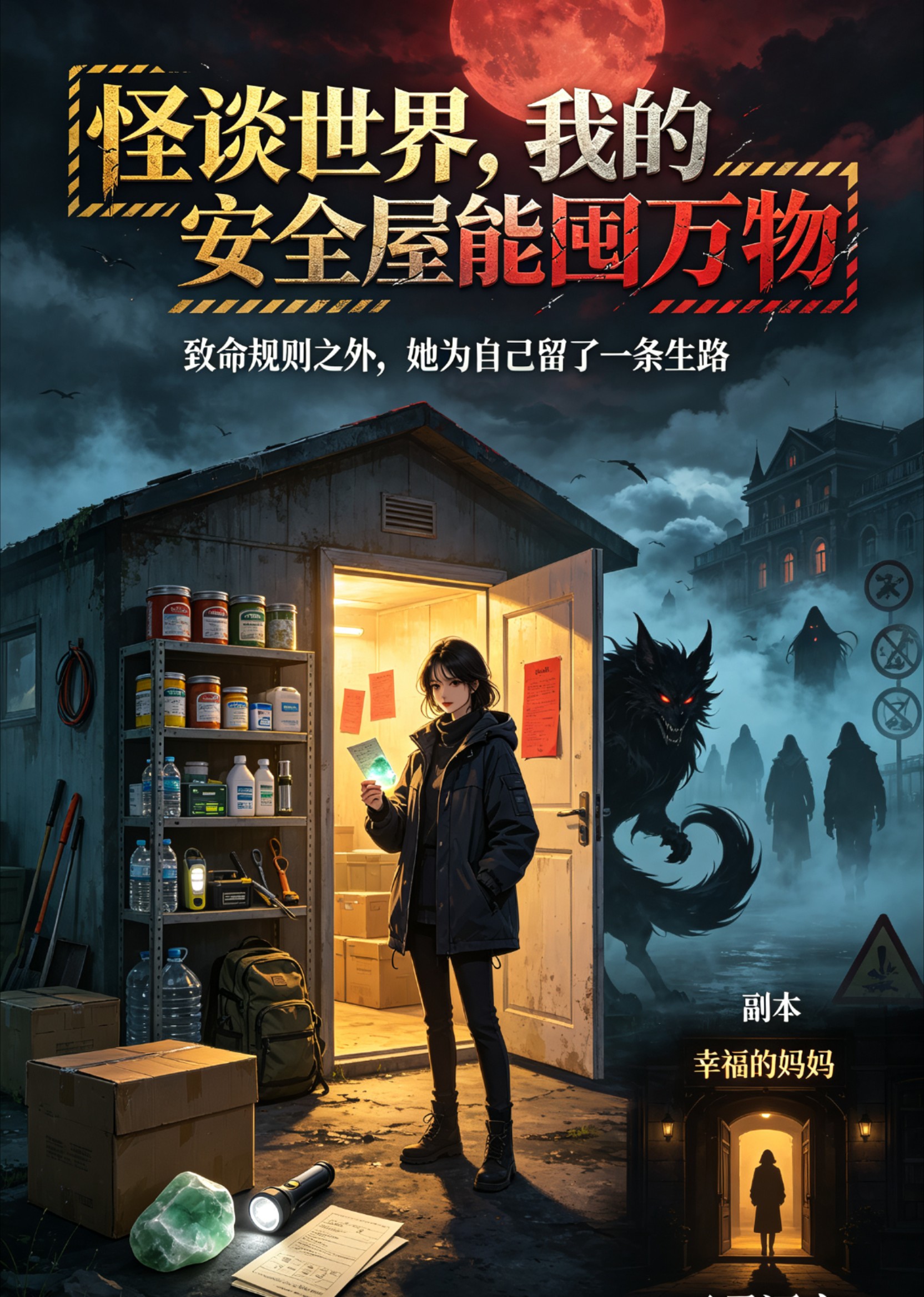 怪谈世界，我的安全屋能囤万物
