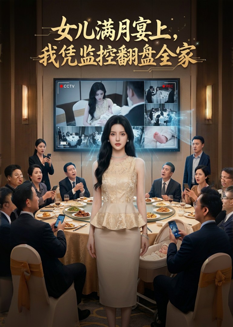 女儿满月宴上，我凭监控翻盘全家