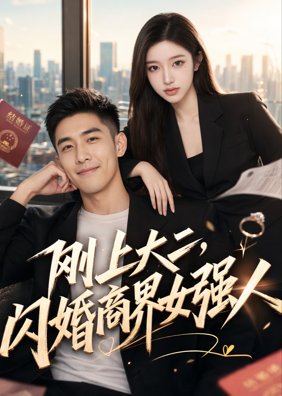 刚上大二，闪婚商界女强人