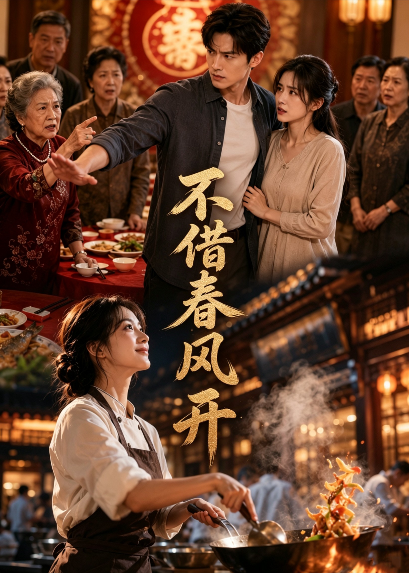 不借春风开