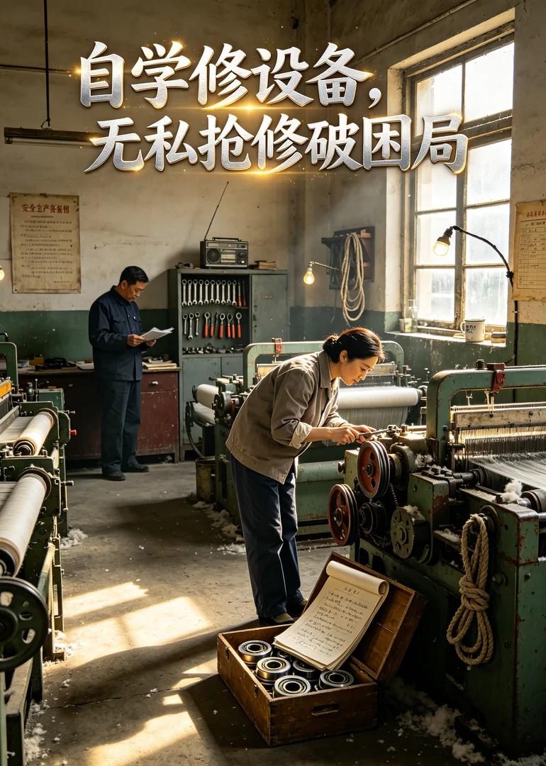 自学修设备，无私抢修破困局
