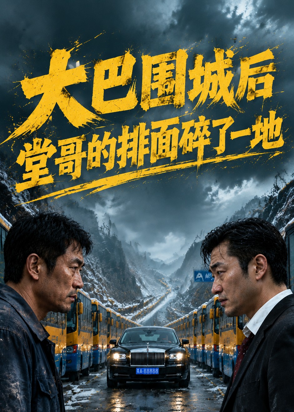 大巴围城后堂哥的排面碎了一地