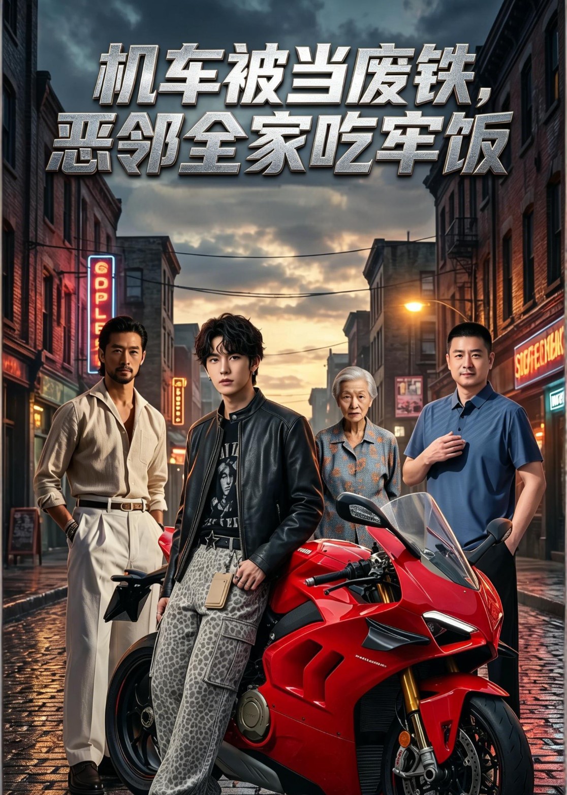 机车被当废铁，恶邻全家吃牢饭