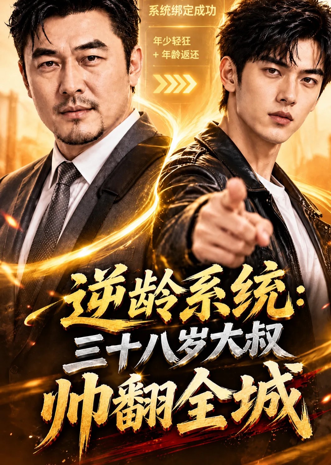 逆龄系统：三十八岁大叔帅翻全城封面图