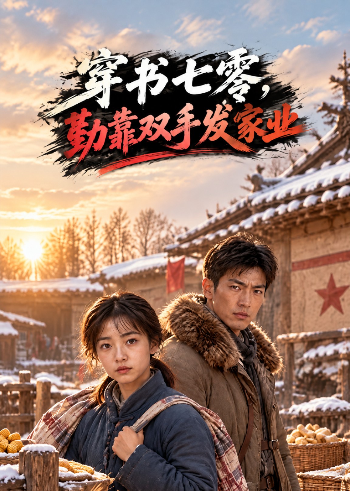 穿书七零，勤靠双手发家业封面图