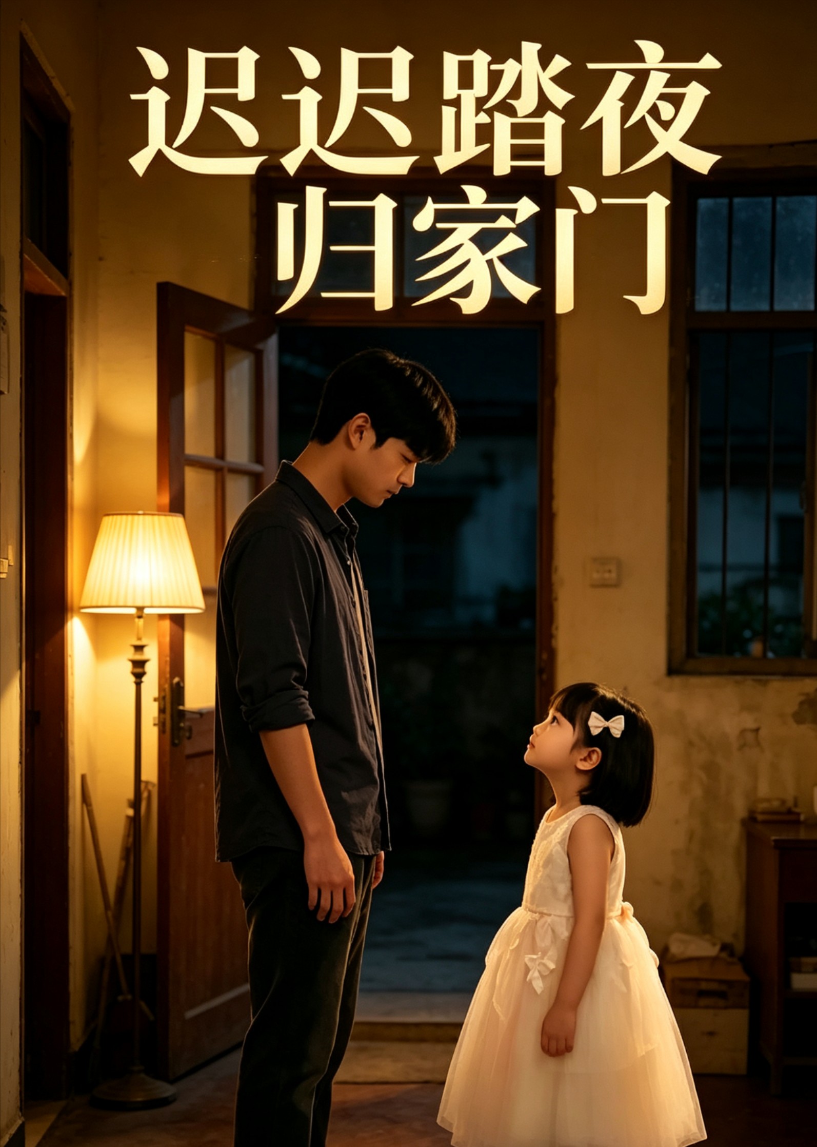 迟迟踏夜归家门